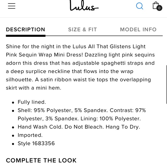 Lulus All That Glistens Light Pink Sequin Wrap Mini Dress - Picture 6 of 6